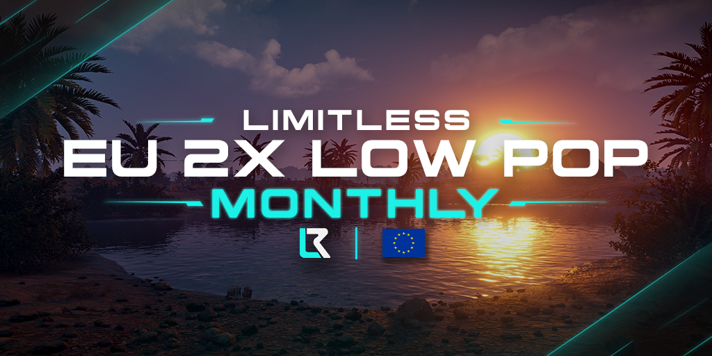 Баннер сервера EU Limitless 2x Monthly Low Pop | No BP Wipes |Noob Friendly|x2