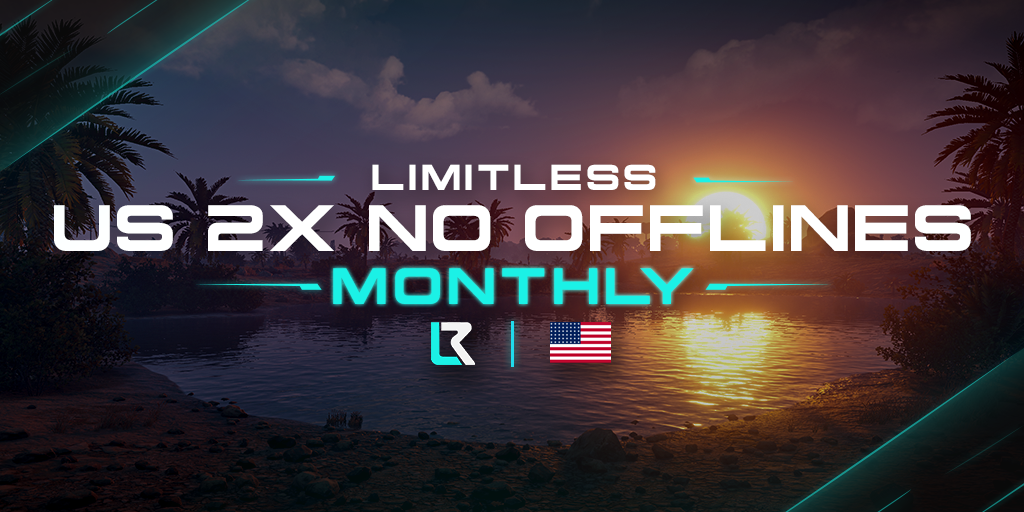 Баннер сервера US Limitless 2x Monthly No Offlines|No BP Wipes|Noob Friendly