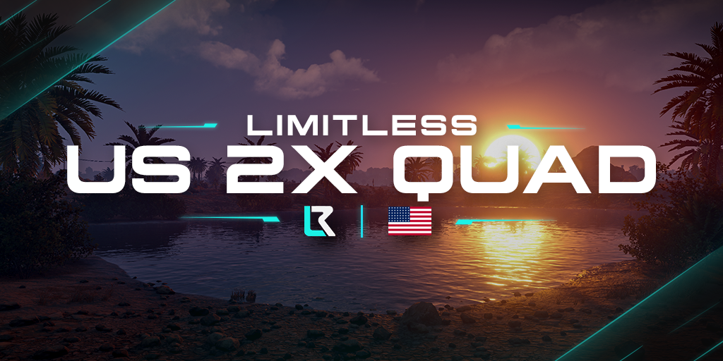 Баннер сервера US Limitless 2x Solo/Duo/Trio/Quad|No BP Wipes|Noob Friendly